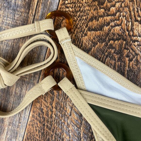 Grimfrost Women's Small Green String Bikini Bottoms - Picture 9 of 13